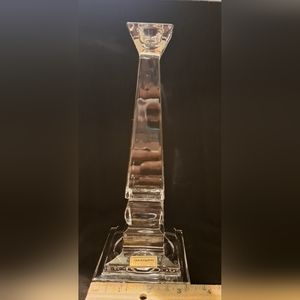 Crystal candle stick holder